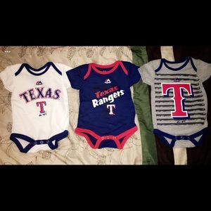 Texas Rangers Onsies